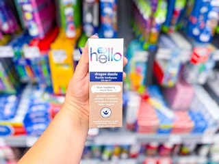 In store photo taken at Walmart of the Hello toothpaste (dragon dazzle)