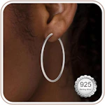 Sterling Silver Hoop Earrings