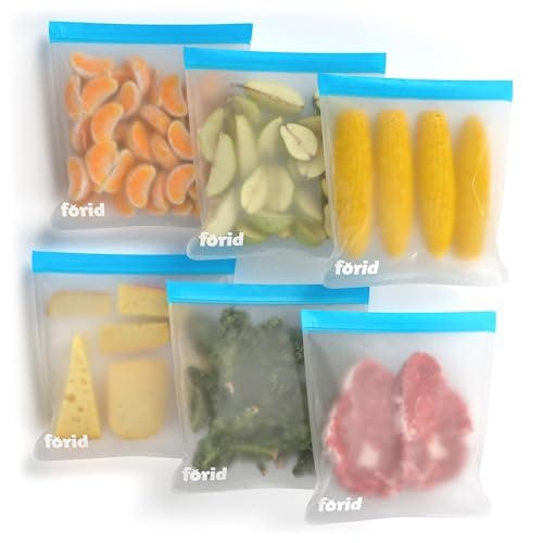 Reusable Gallon Freezer Bags 6-Pack