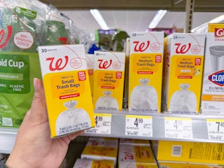 walgreens trash bags