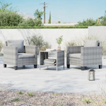 Wicker Patio Conversation Set