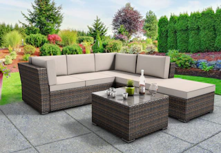 Rattan Patio Seating Set
