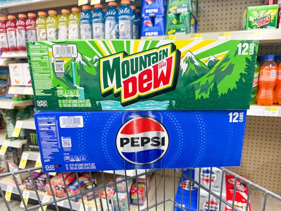 Buy 2 Get 2 Free Pepsi, Mountain Dew, and Starry Soda 12-Packs at Walgreens