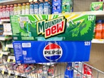 pepsi and mountain dew 12 packs on walgreens cart