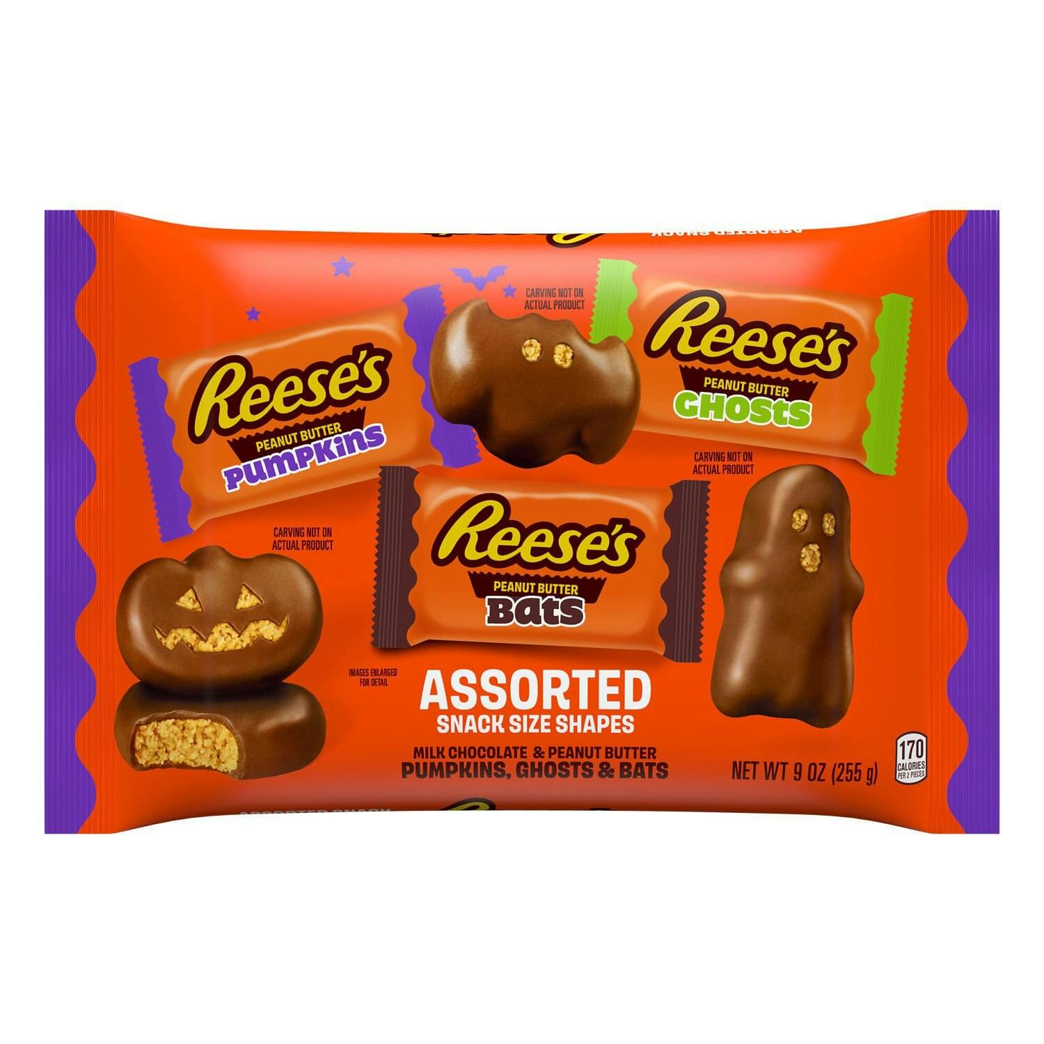2 Reese's Peanut Butter Shapes Bags