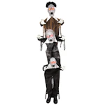 Laughing Lighted Zombie Animatronic