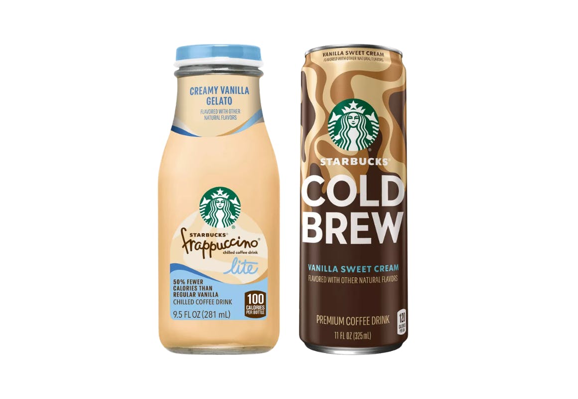 2 Starbucks Coffee Drinks