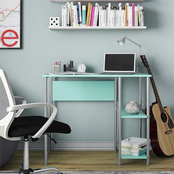 stock image of a mint desk 