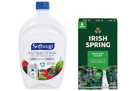 1 Softsoap + 1 Irish Spring