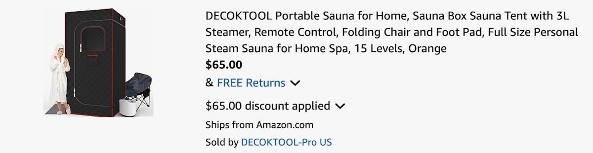 Amazon Portable Sauna 2025