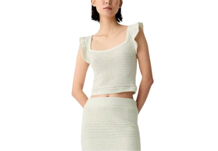 Sleeveless Crochet Top