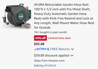 Amazon Retractable Garden Hose Reel 2026 2