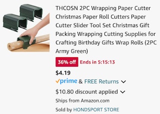 an amazon cart ending in $4.19