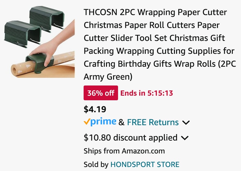 an amazon cart ending in $4.19