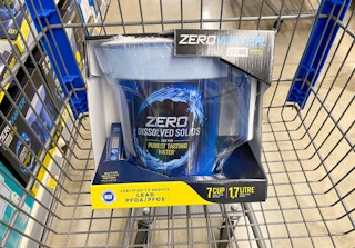 ZeroWater Pitcher in Walmart shopping cart