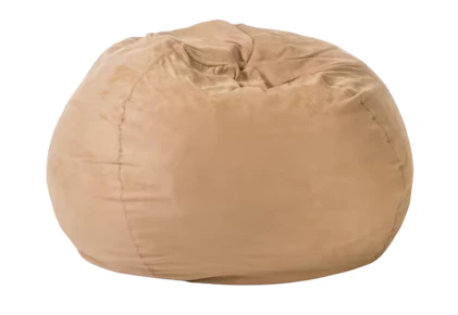 Suede Bean Bag Chair