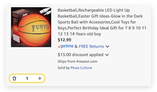 LED Light Up Basketball