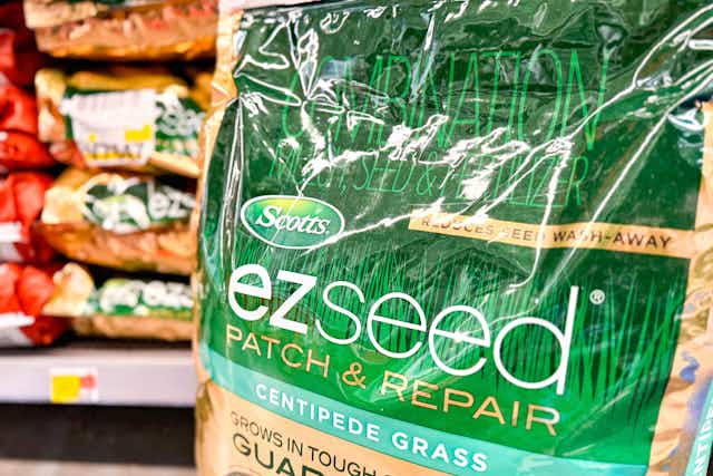 Score a 20-Pound Bag of Scotts EZ Seed at Walmart for Just $36 (Reg. $69) card image
