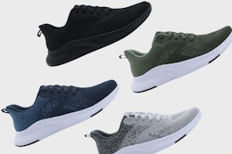 4 colors of Athletic Works men's sneakers