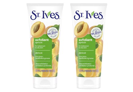 2 St. Ives Face Scrubs