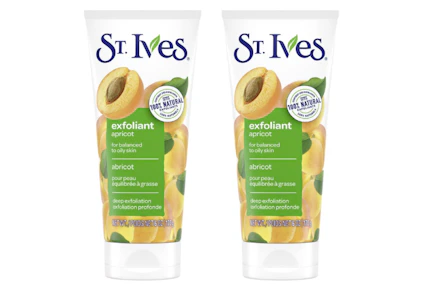 2 St. Ives Face Scrubs