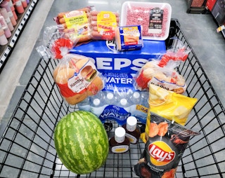 barbecue budget deals in shopping cart at kroger