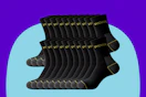 10 pairs of socks