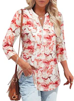Women's 3/4 Sleeve Tunic Top