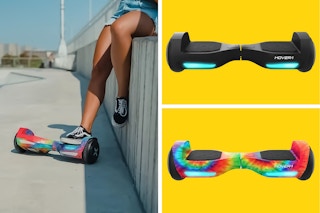 Hover-1 Rebel Hoverboard for Teens: 1 lifestyle image and 2 stock photos