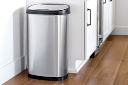 This Bestselling Motion Sensor Trash Can Is on Sale for $48.82 at Walmart card image