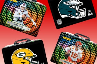 Green Bay Packers, Patrick Mahomes, Josh Allen, Philadelphia Eagles collector boxes