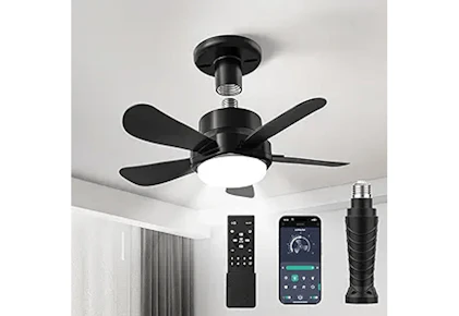 Socket Fan Light