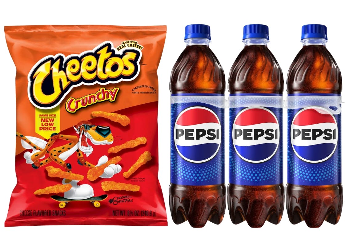 3 Pepsi + 2 Cheetos