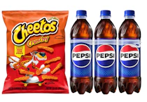 3 Pepsi + 2 Cheetos