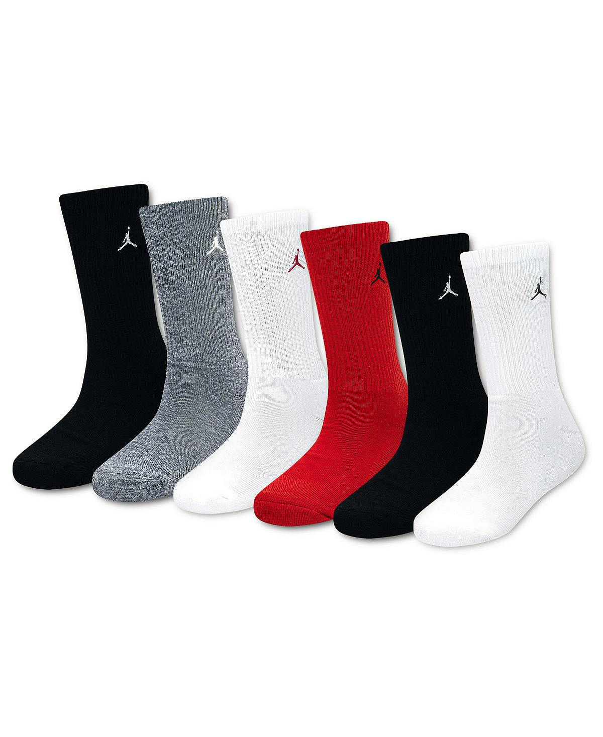Jordan Kids' Crew Socks 6-Pack