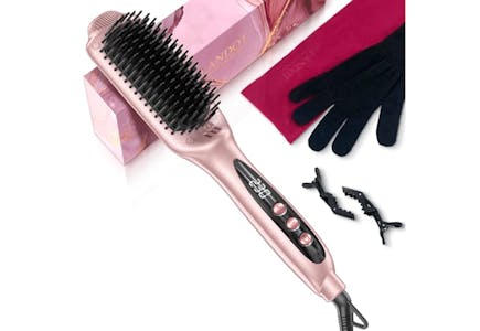 Straightener Hairbrush