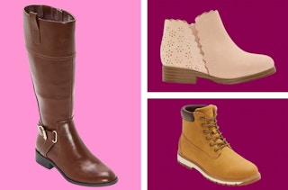 collage of boots for the family