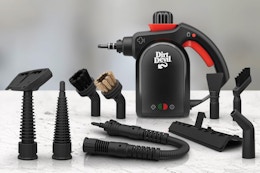 B0CFGCSDJQ Dirt Devil Steamer with 7 tools