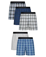 Hanes Men's Woven Boxers 5-Pack