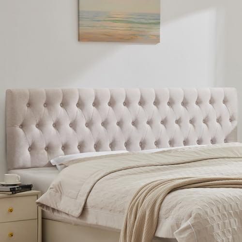 Tufted Upholstered Queen Headboard