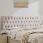 Tufted Upholstered Queen Headboard