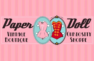 The Paper Doll Vintage Boutique shoppe banner