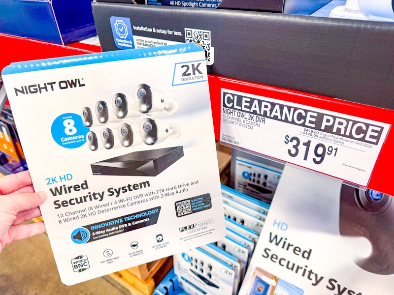 sam'e club night owl wired security system clearance
