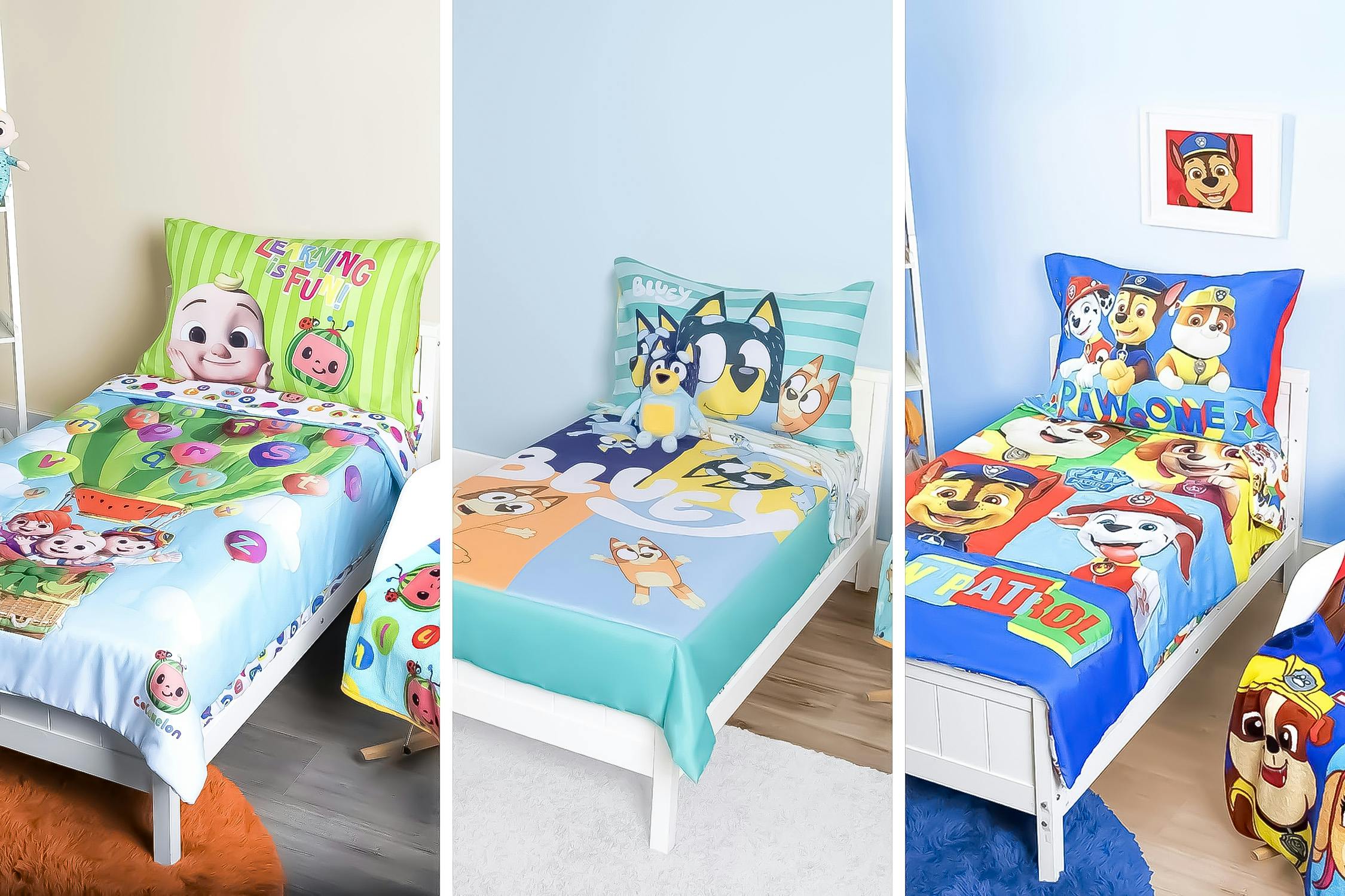 Toddler Bedding Sets, Just $35 at Walmart: Bluey, CoComelon, and More ...