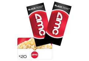 AMC Tickets + $20 Gift Card