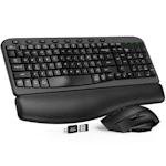 Ergonomic Wireless Keyboard and Mouse