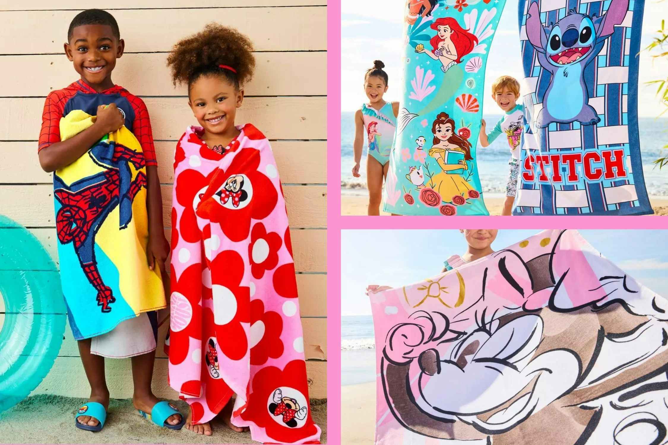 Character Beach Towels, Only $12 at Disney Store (Reg. $19.99)
