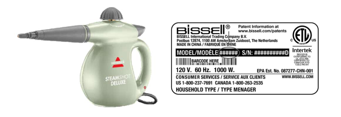 product recalls bissell steam shot deluxe steamer 1