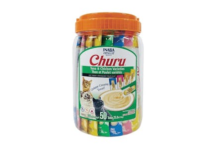 2 Inaba Churu Cat Treat Tubs