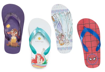 Disney Collection Kids’ Flip-Flops
